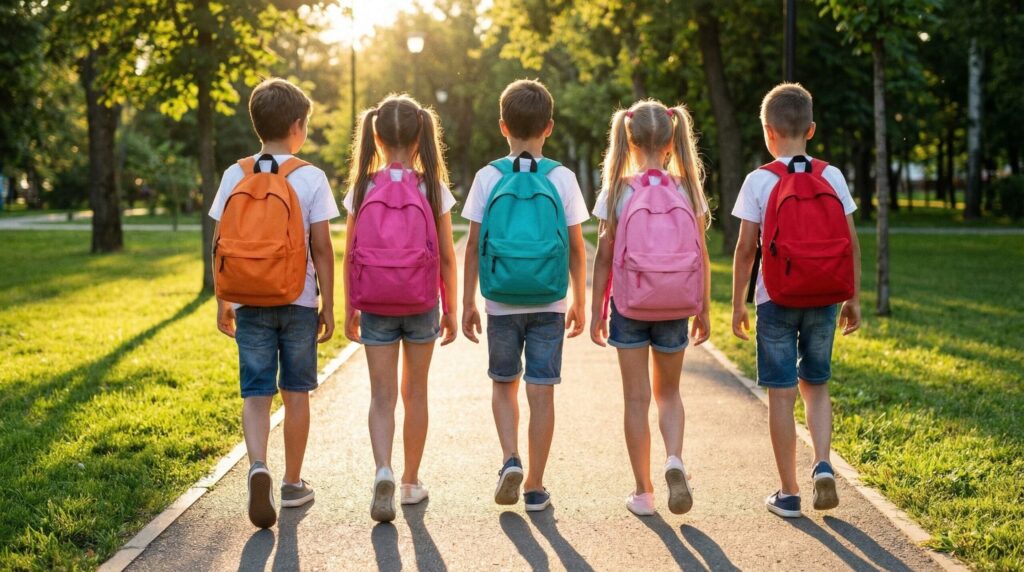 Children's Posture and School Prep